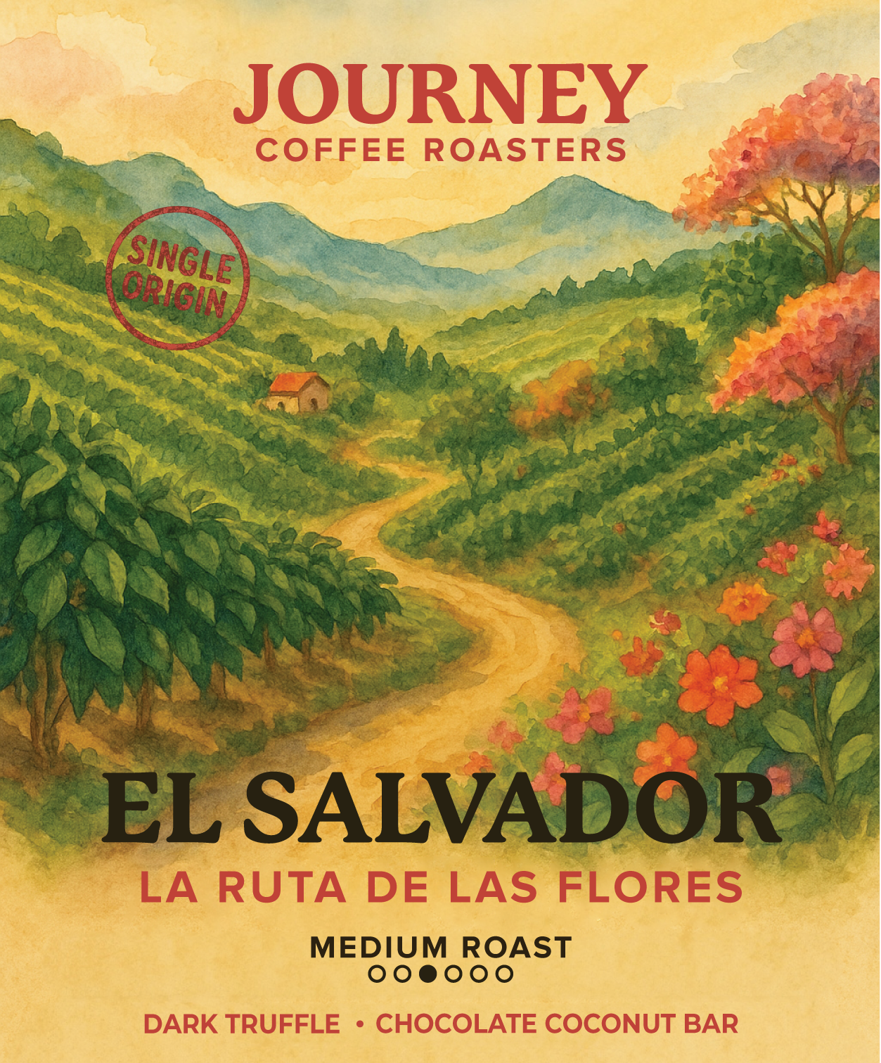 El Salvador Medium Roast - La Ruta de las Flores